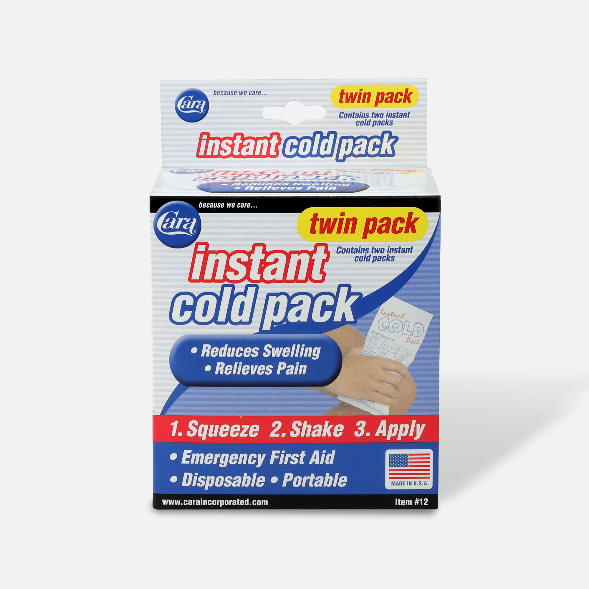 Instant Cold Pack Cara - Twin Pack, , large