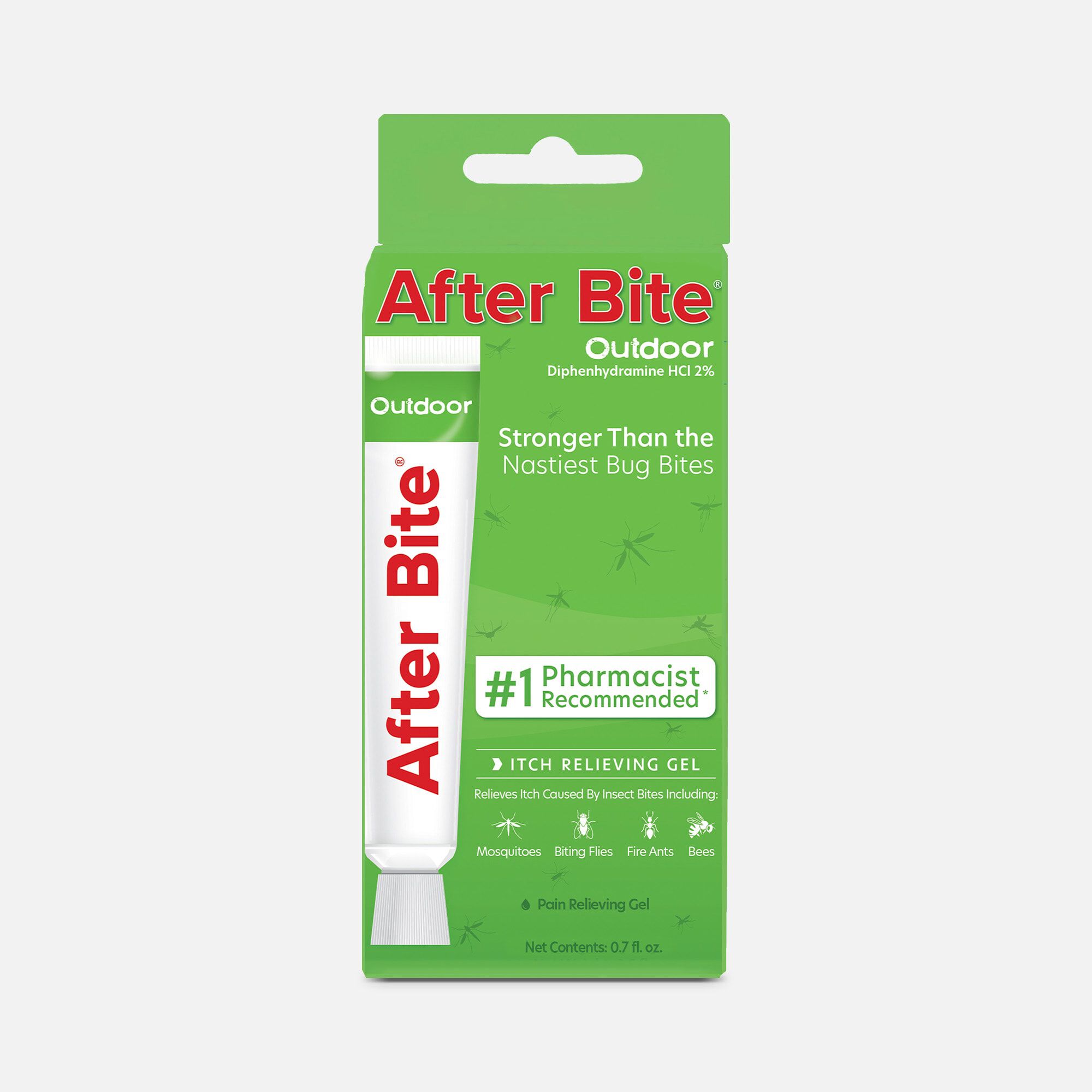 After Bite Outdoor Itch Relieving Gel, 0.7 oz., , large