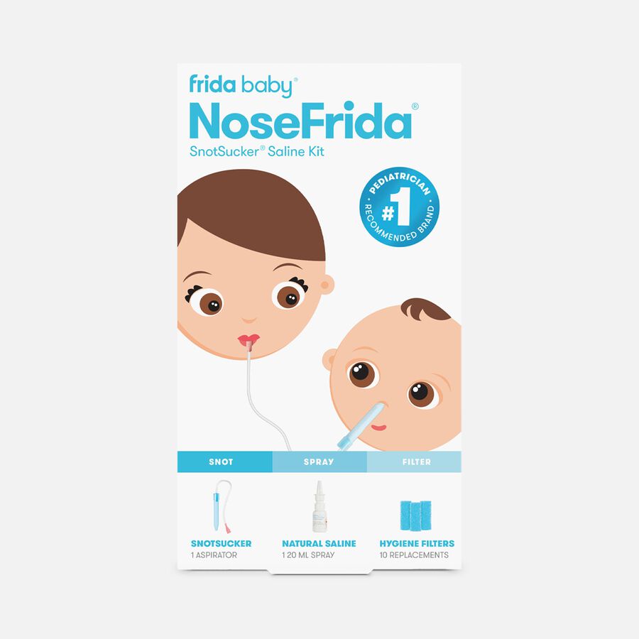 Frida Baby NoseFrida The Snotsucker Saline Kit, , large image number 0