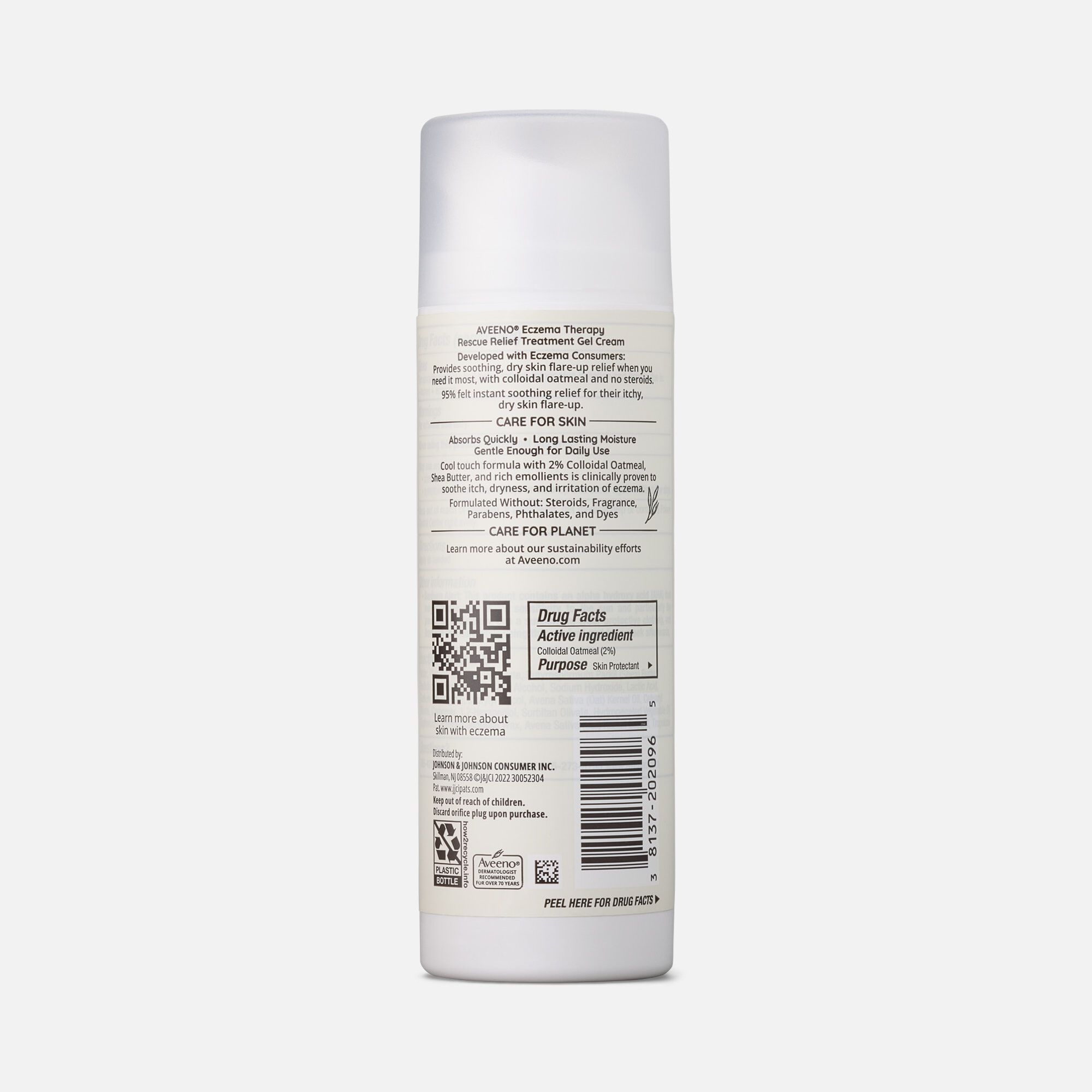 Aveeno Eczema Therapy Rescue Gel Cream, , large