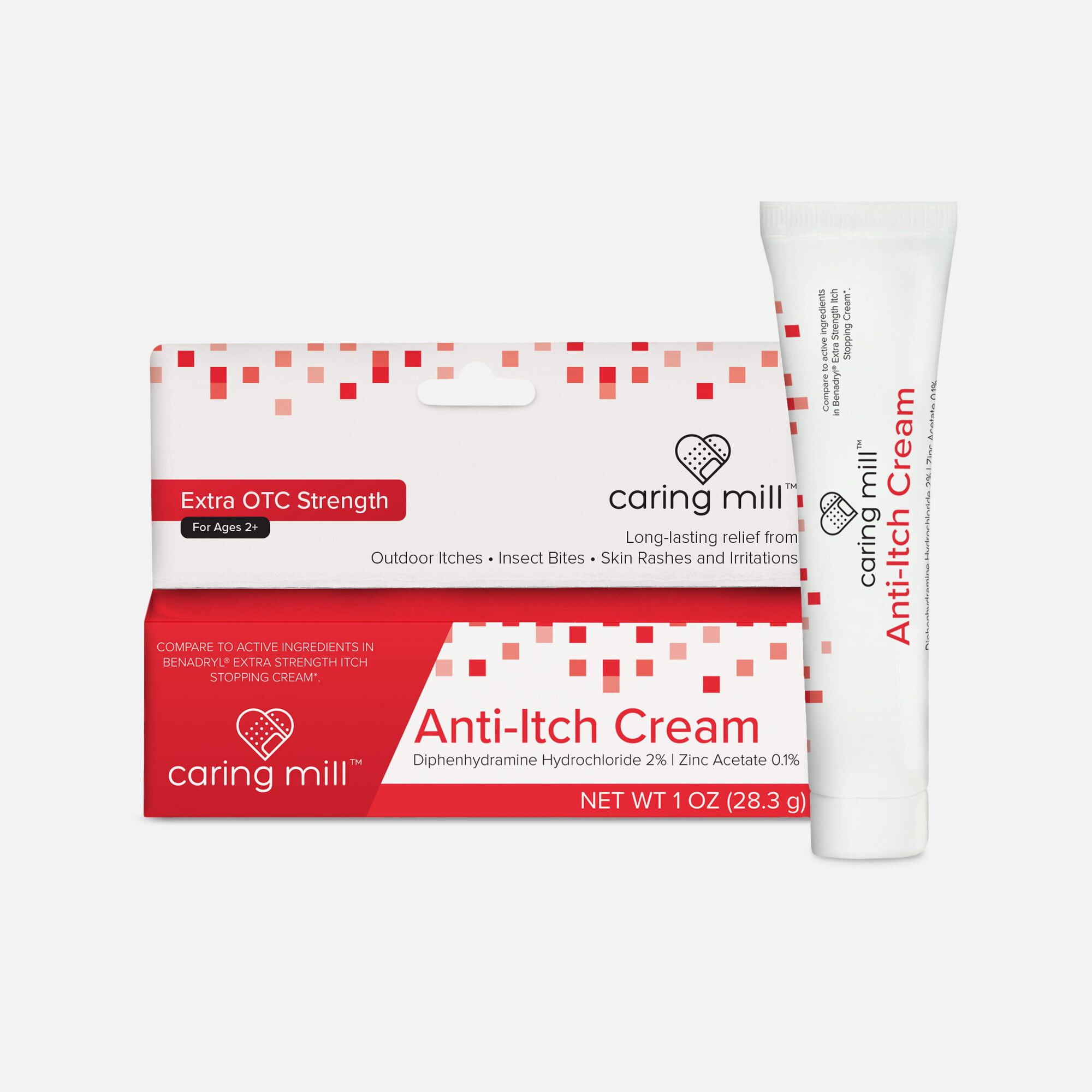 Caring Mill™ Extra Strength Itch Relief Cream, 1 oz., , large