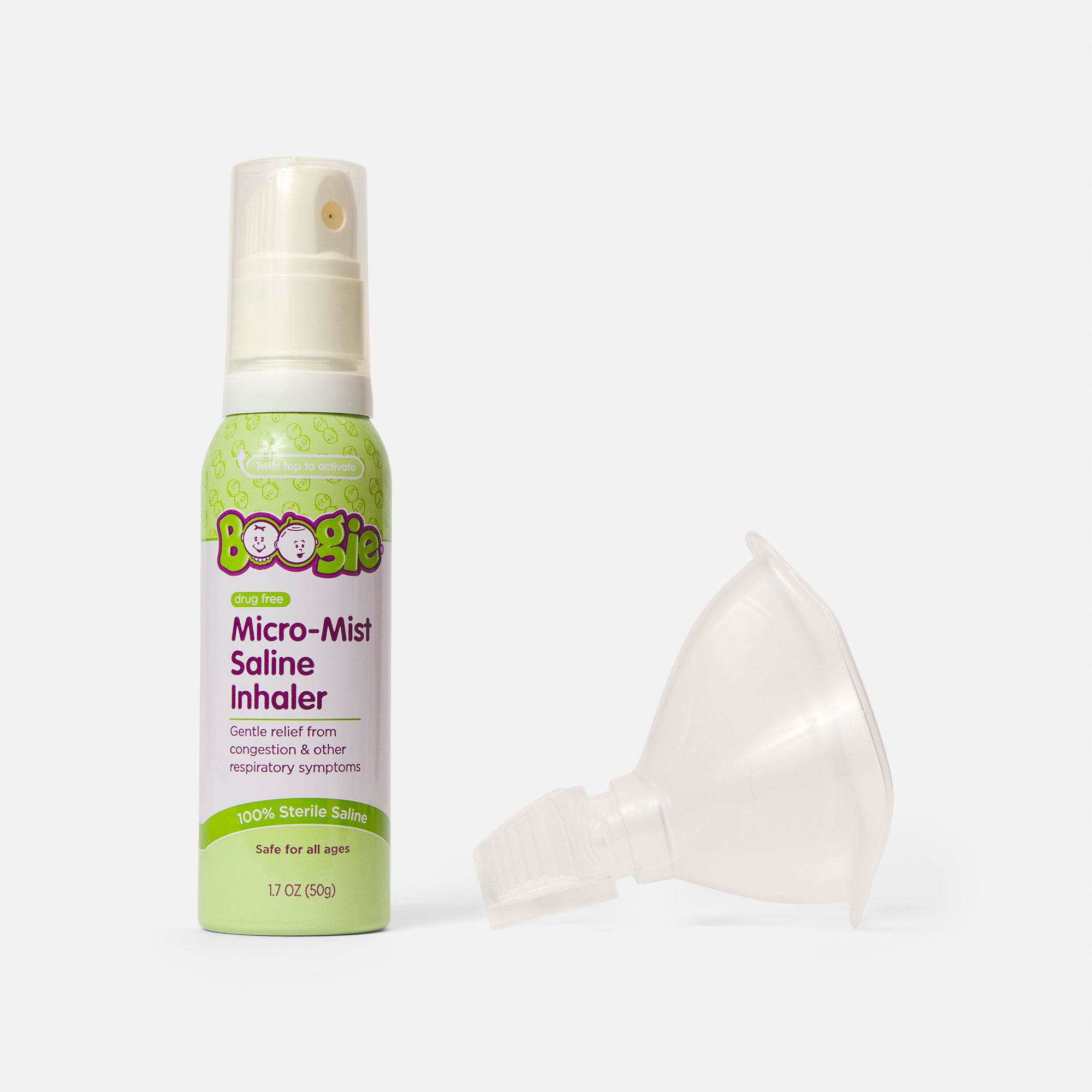 Boogie Micro-Mist Saline Inhaler - 1.7oz., , large