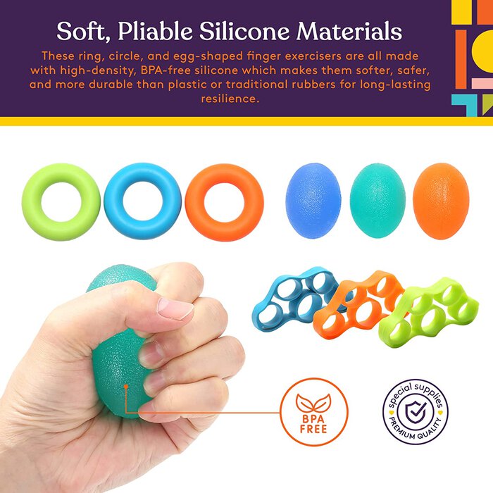 Special Supplies Physical Therapy Putty Kit, , large