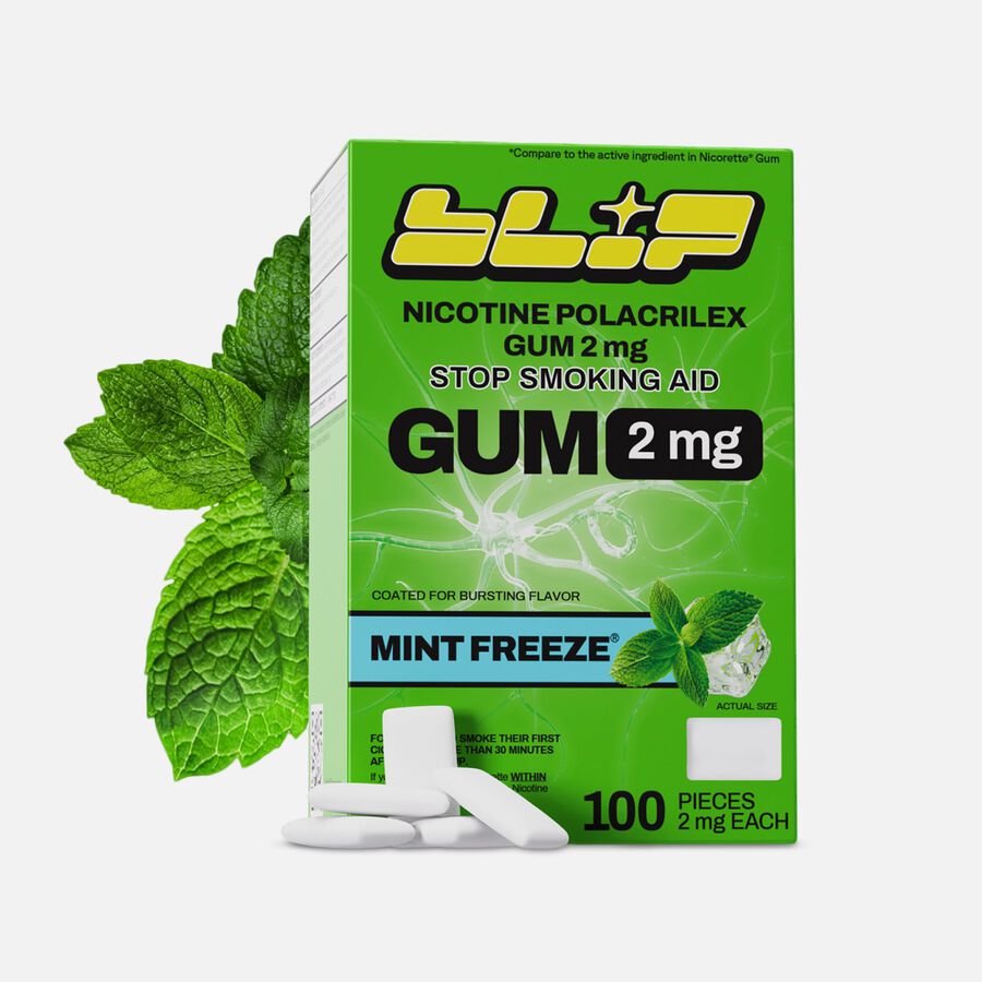 Blip Nicotine Gum, Mint Freeze, 2mg, 100 ct., , large image number 3