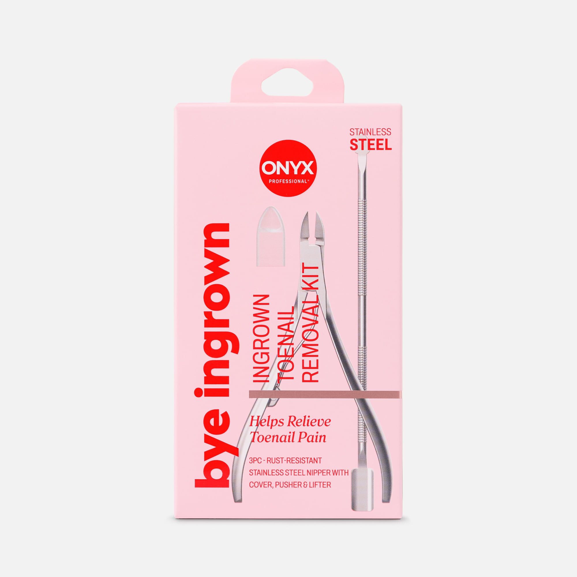 ONYX Professional 3-Piece Bye Ingrown Toenail Removal Kit, , large