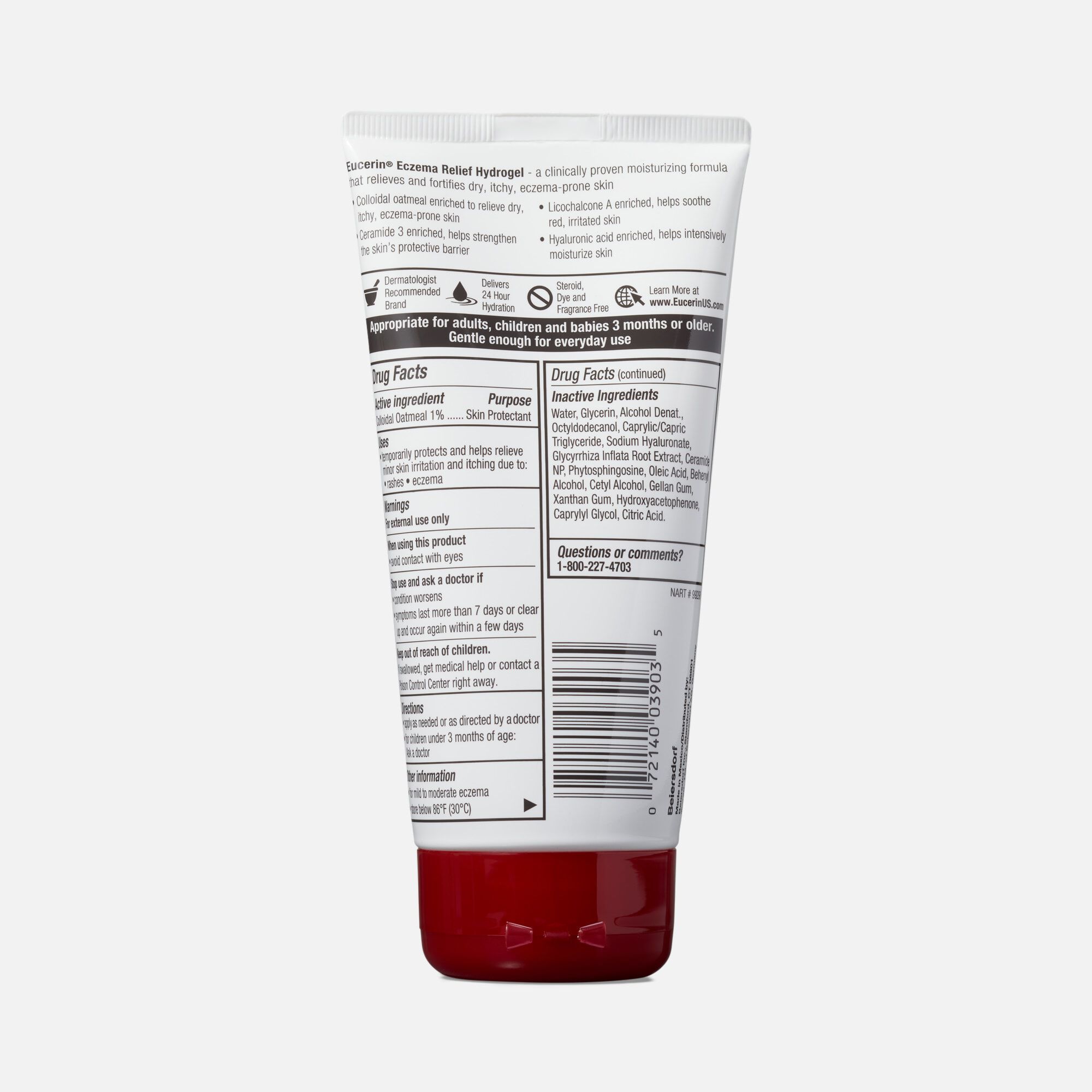 Eucerin Eczema Relief Hydrogel, 5 oz., , large