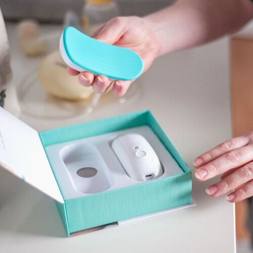 LaVie Warming Lactation Massage Pads, Teal, , large
