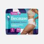 Because Overnight Plus Bladder Control Underwear, , large image number 1