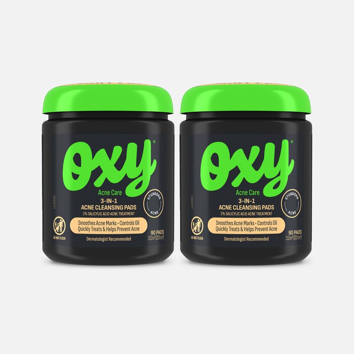 OXY Maximum Action 3-in-1 Treatment Pads - 90 ct. (2-Pack), , large