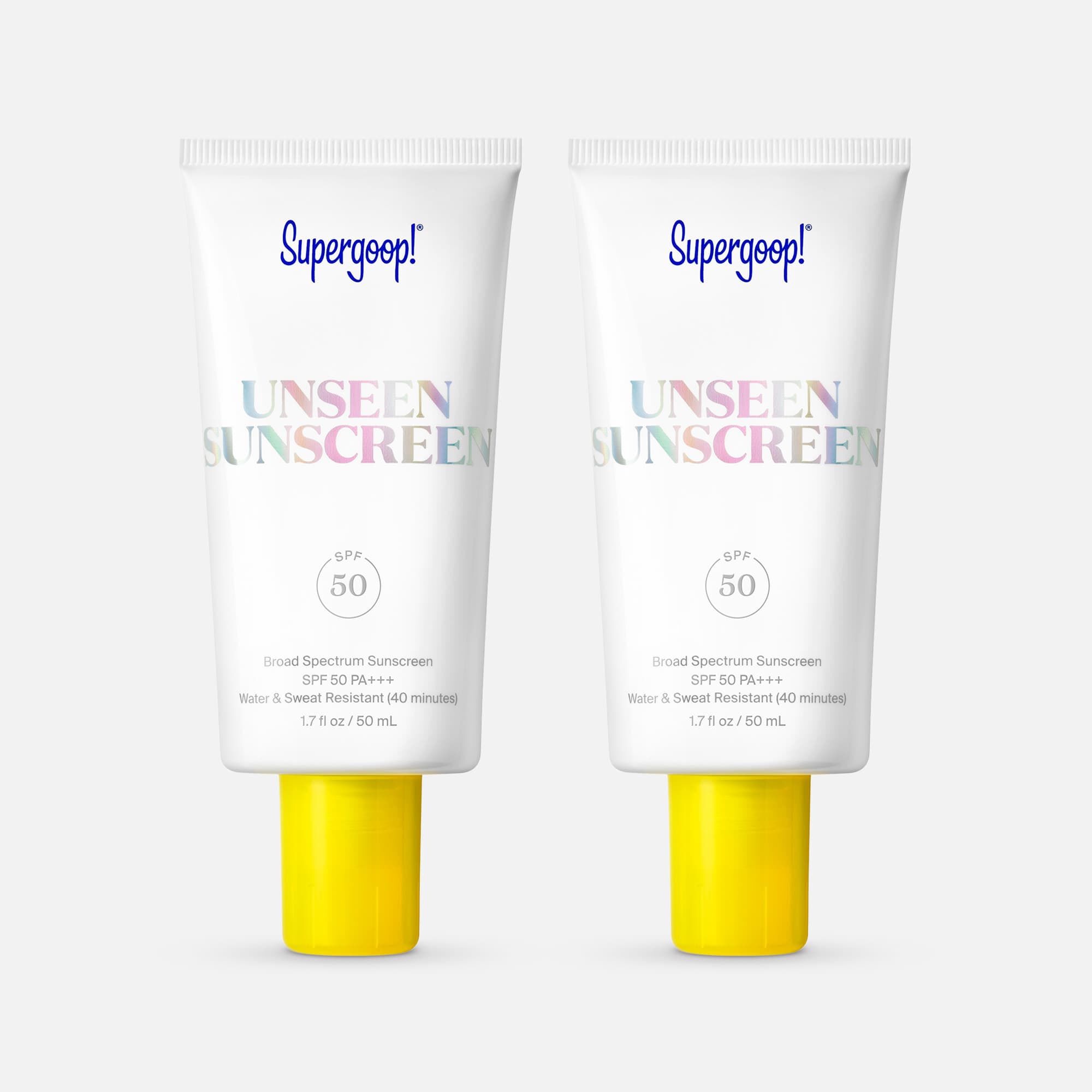 Supergoop! Unseen Sunscreen, SPF 50, 1.7 fl oz. (2-Pack), , large