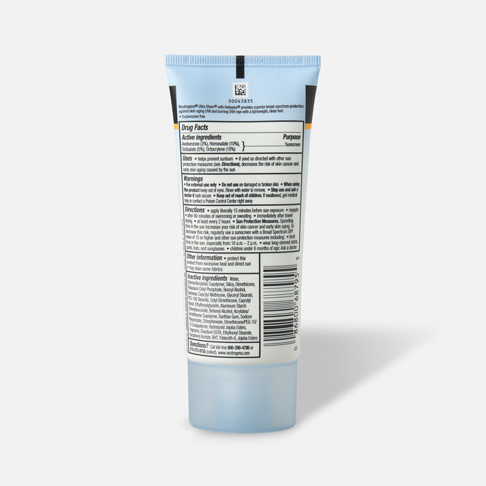 Neutrogena Ultra Sheer Dry-Touch Sunscreen, SPF 45, 3 oz., , large