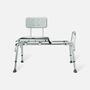 DMI&reg; Sliding Transfer Bench Shower Chair with Cut-Out Seat, , large image number 0