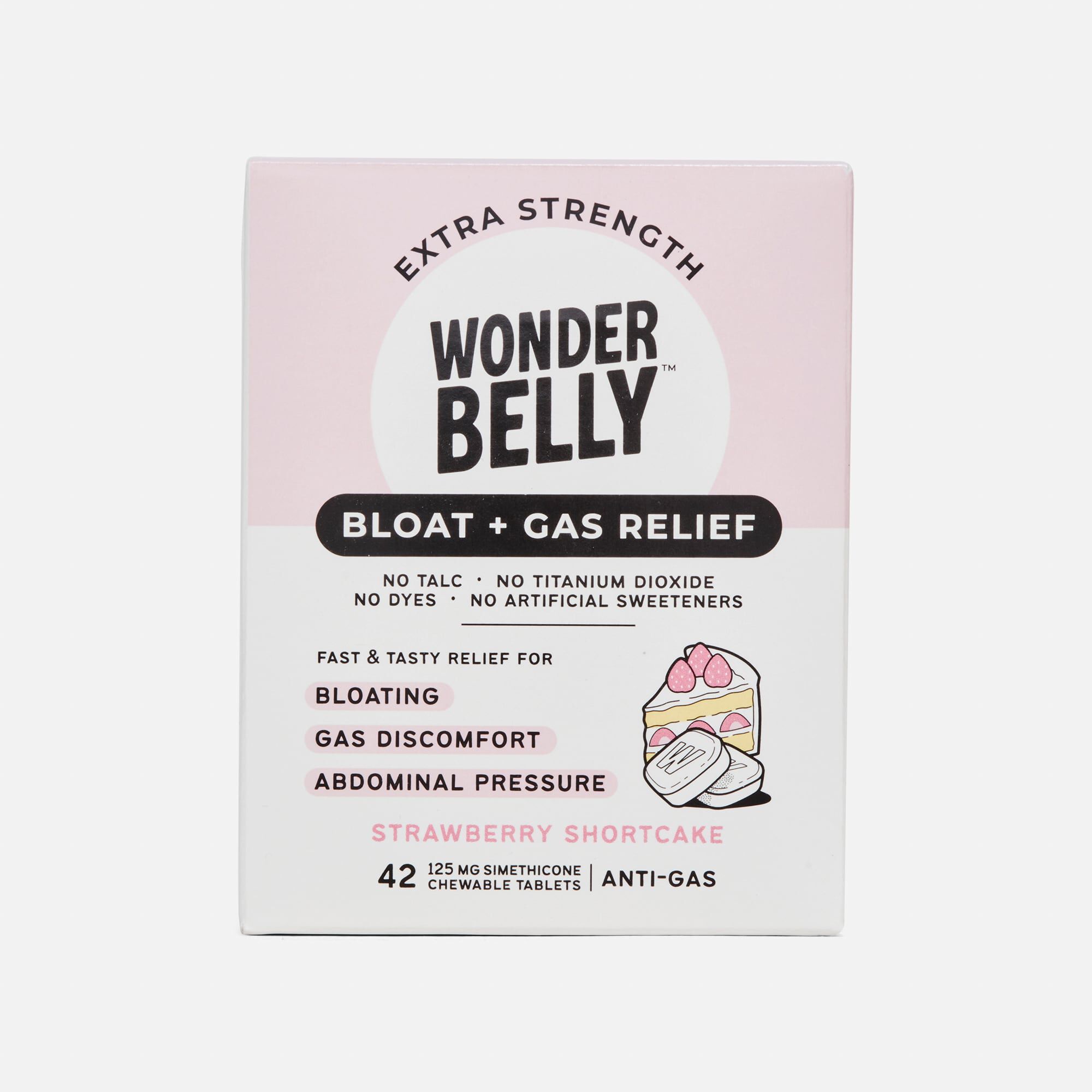 Wonderbelly Bloat + Gas Relief, Strawberry Shortcake, 42 ct., , large