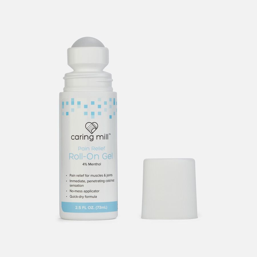 Caring Mill™ Menthol Pain Relief Roll-On Gel, 2.5 fl oz., , large image number 4