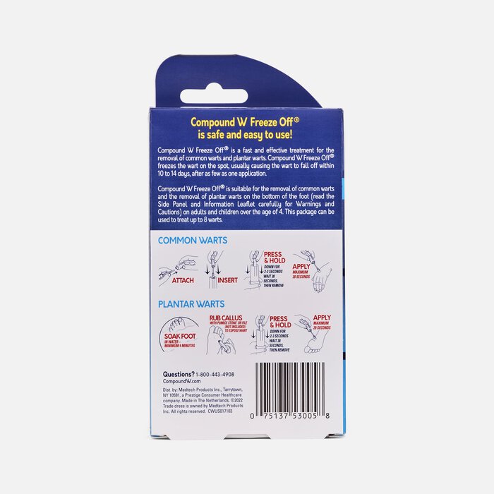 Compound W Freeze Off Wart Removal, 8 ea., , large