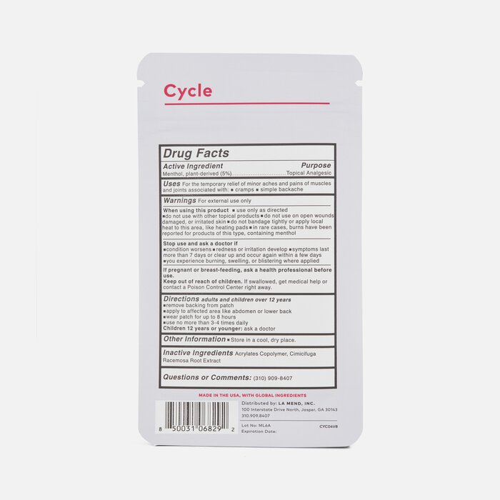 The Good Patch® Cycle - Pain Patch, 4 ct., , large