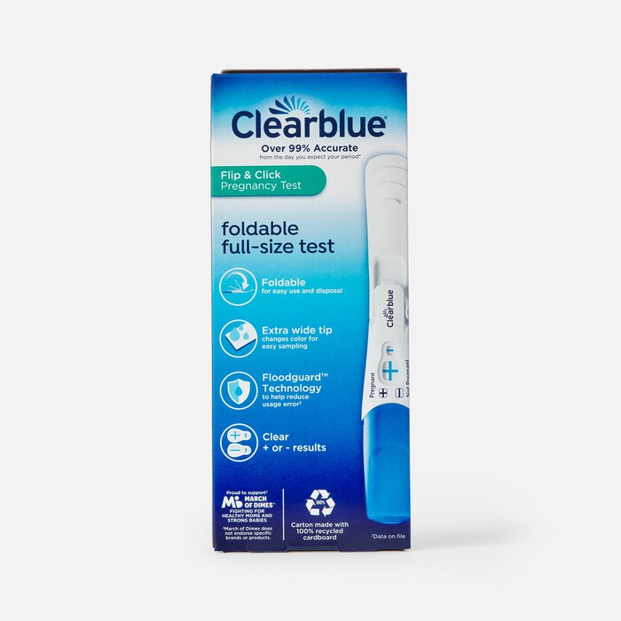 Clearblue Flip and Click Pregnancy Test, 2 ct., , large