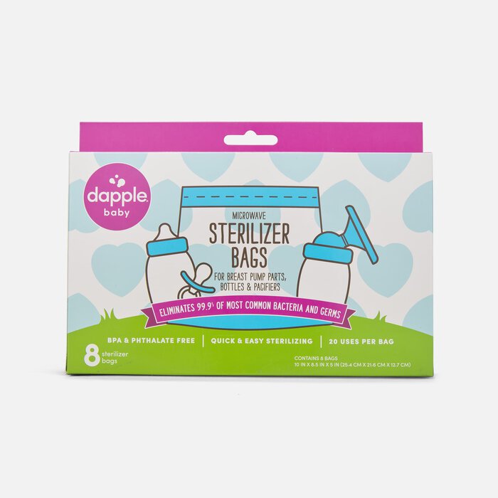 Dapple Baby Microwave Sterilizer Bags, 8 ct., , large