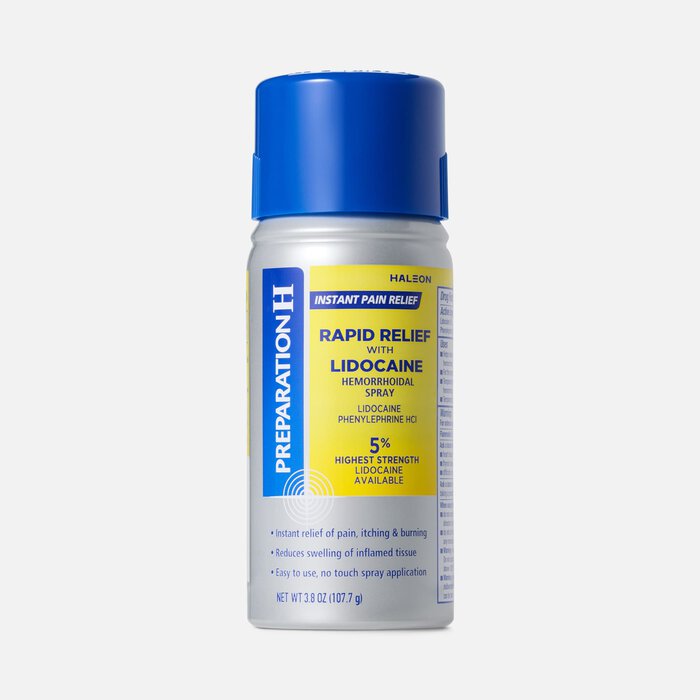 Preparation H Rapid Relief with Lidocaine Hemorrhoidal Spray, 3.8 oz., , large