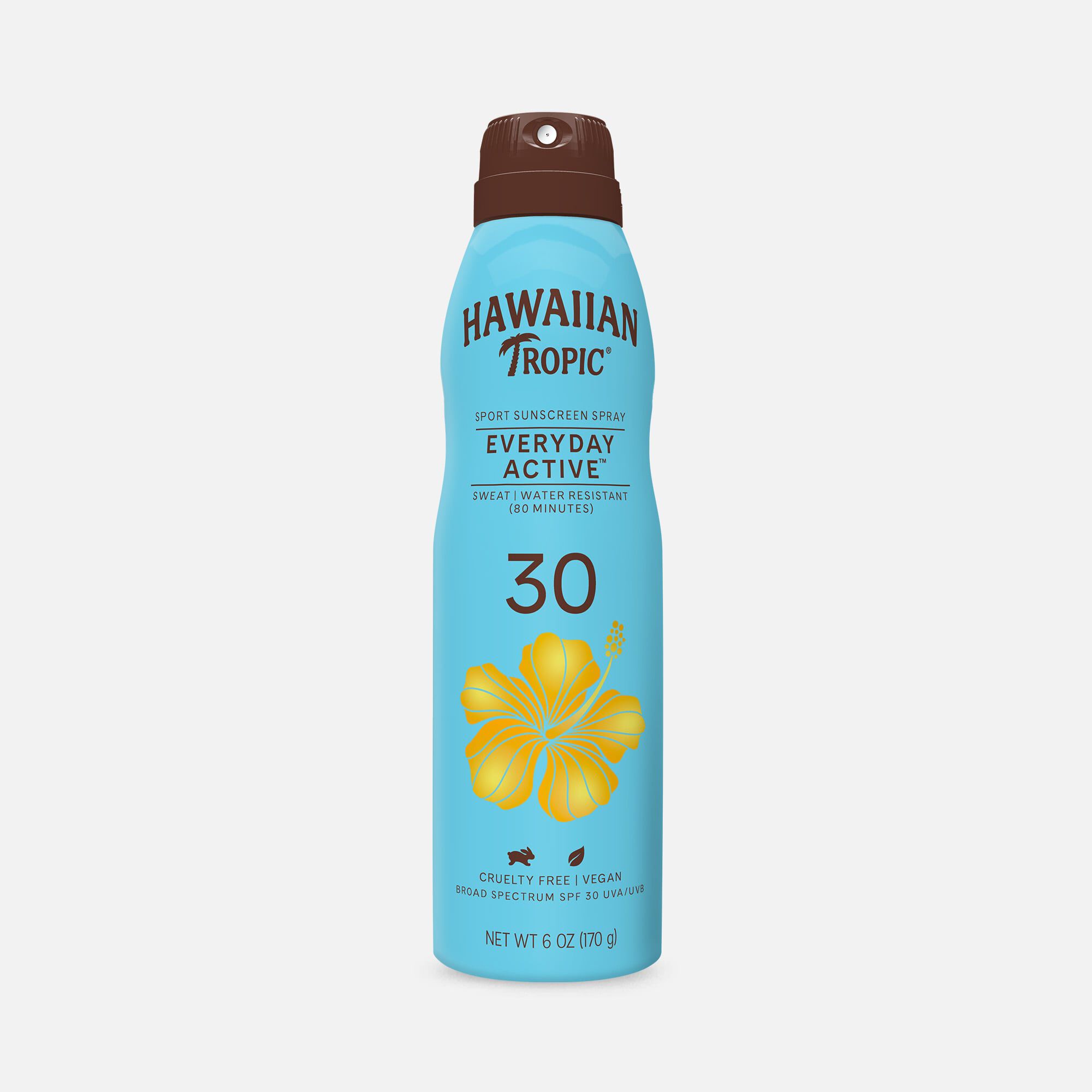 Hawaiian Tropic Island Sport Clear Spray Sunscreen SPF 30, 6 oz., , large