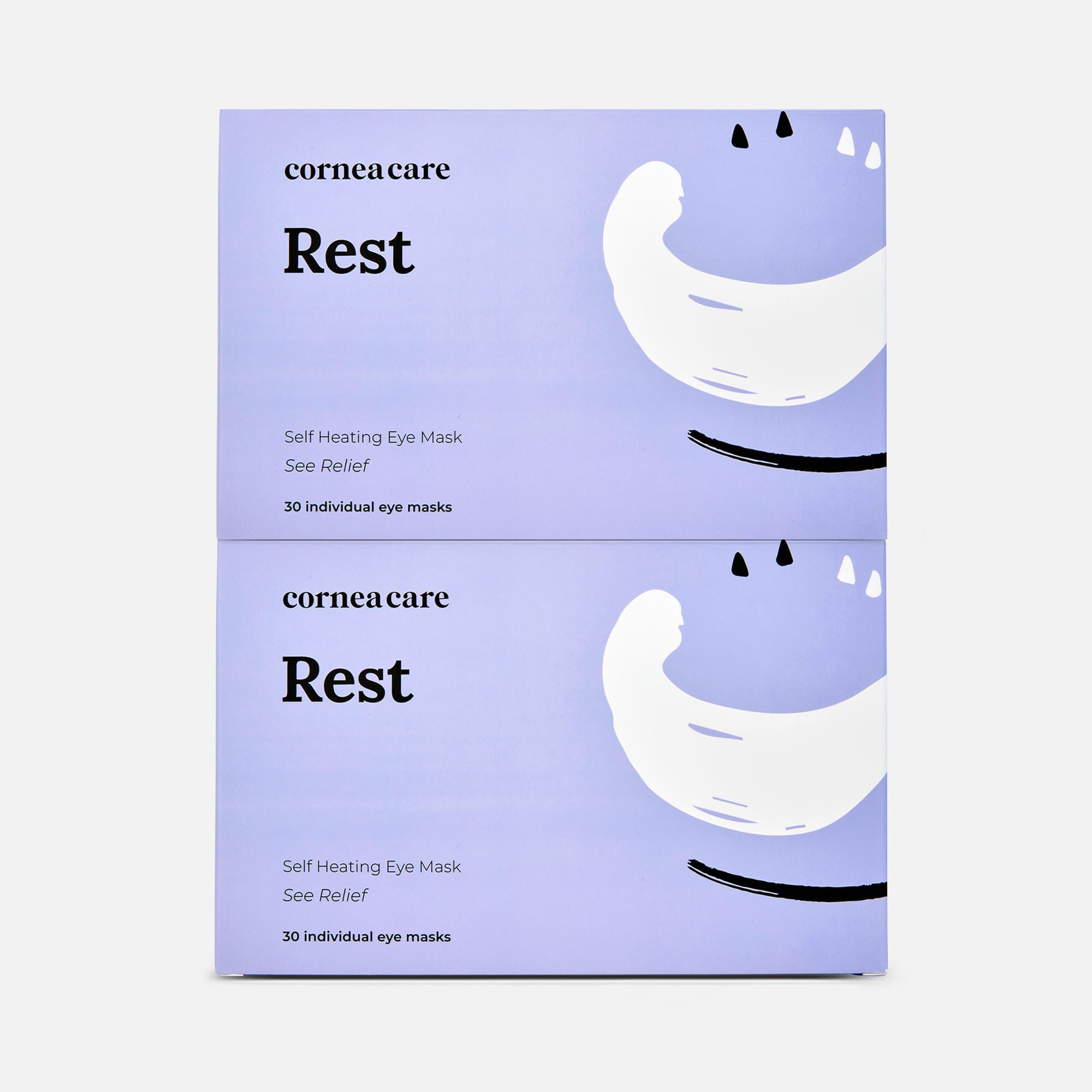 CorneaCare Rest Self-Heating Eye Mask, 30 ct. (2 pack)