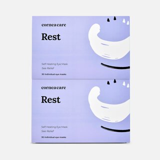CorneaCare Rest Self-Heating Eye Mask, 30 ct. (2 pack)
