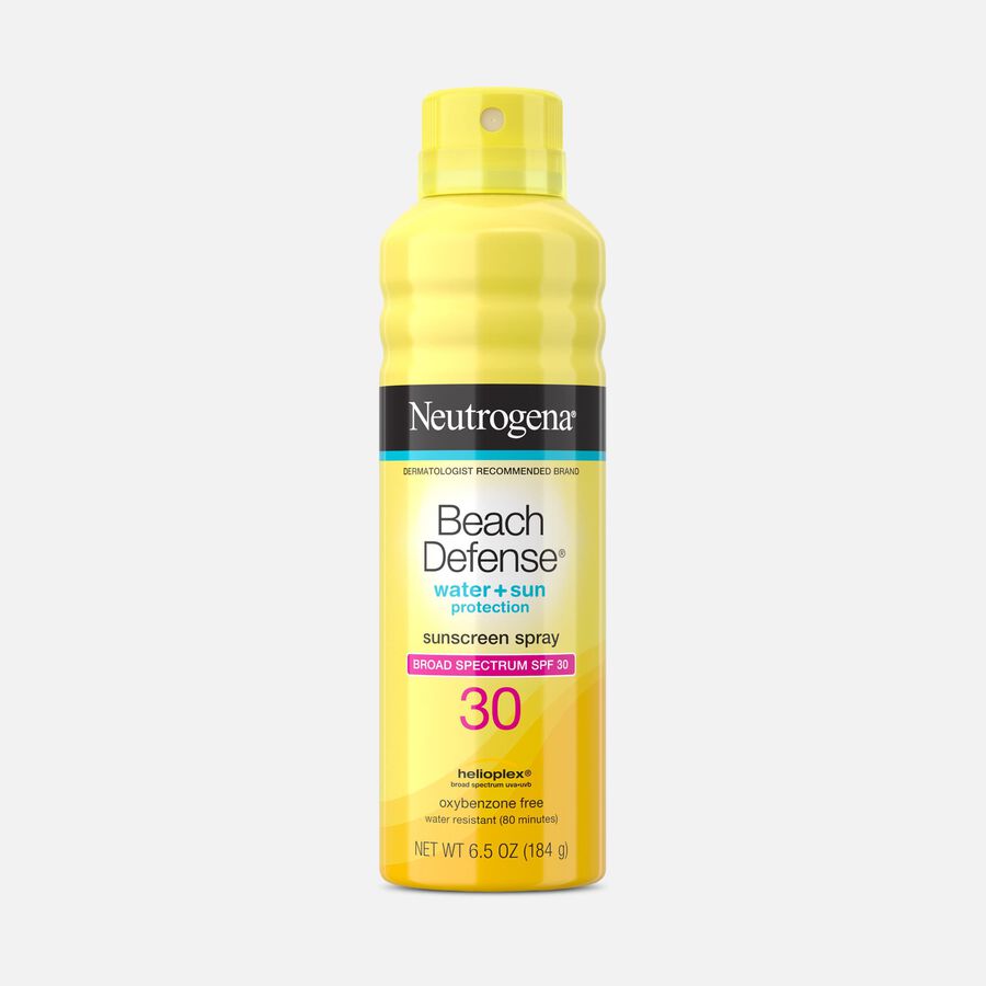 Neutrogena Beach Defense Water + Sun Sunscreen Spray, SPF 30, 6.5 oz., , large image number 0