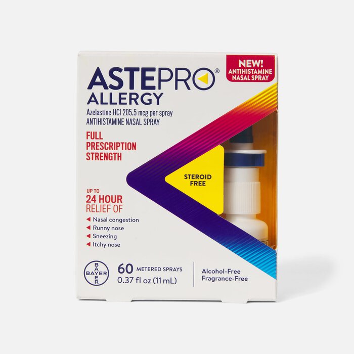 Astepro® Allergy Nasal Spray, 24-hour Allergy Relief, Steroid-Free Antihistamine, 60 Metered Sprays, , large