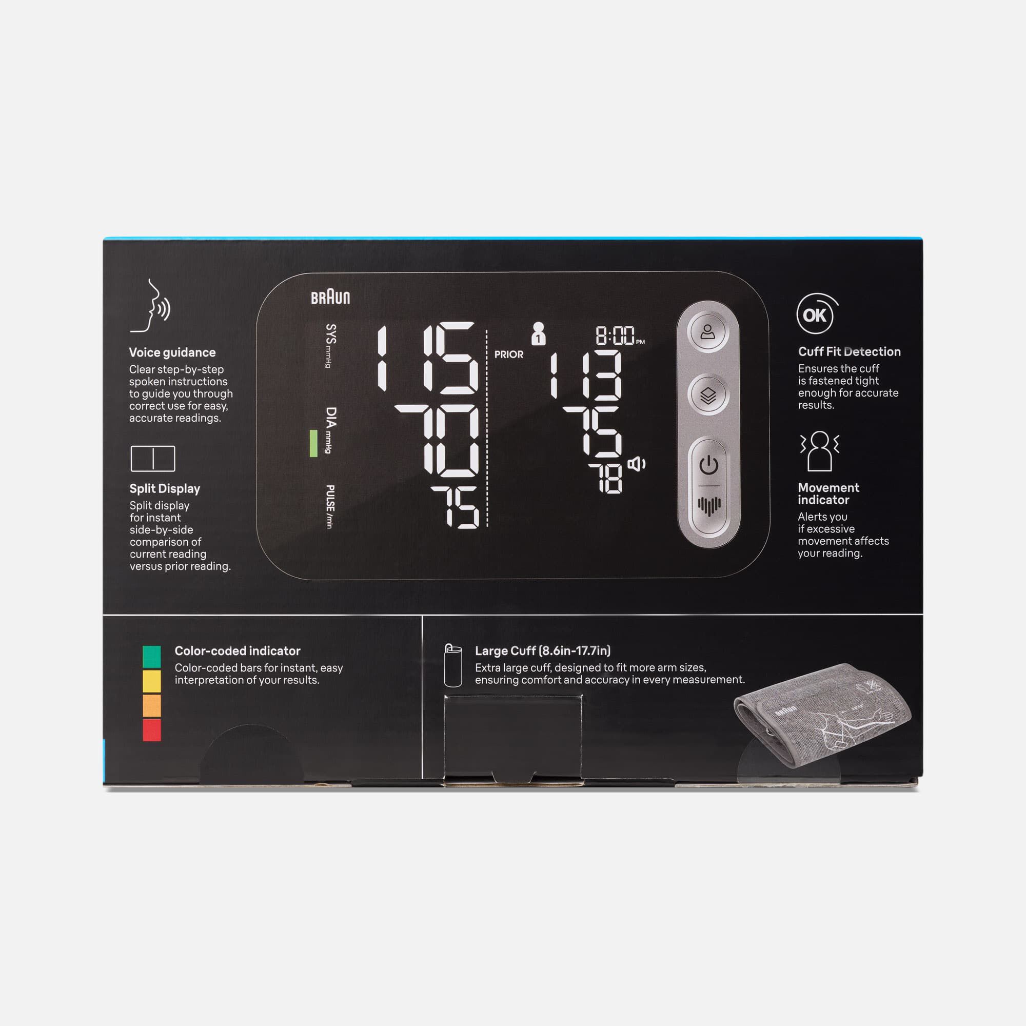 Braun ExactFit® 4 Upper Arm Blood Pressure Monitor, , large