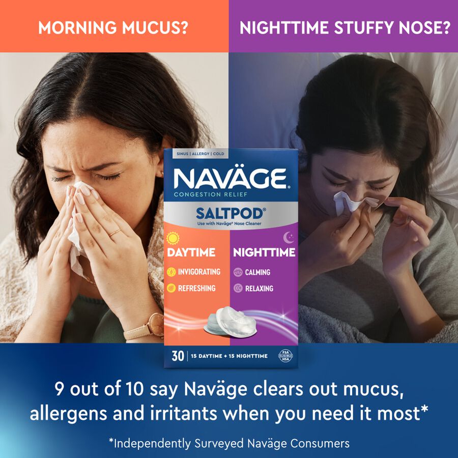 Navage SaltPods Day & Night Combo Pack, 30 ct., , large image number 2