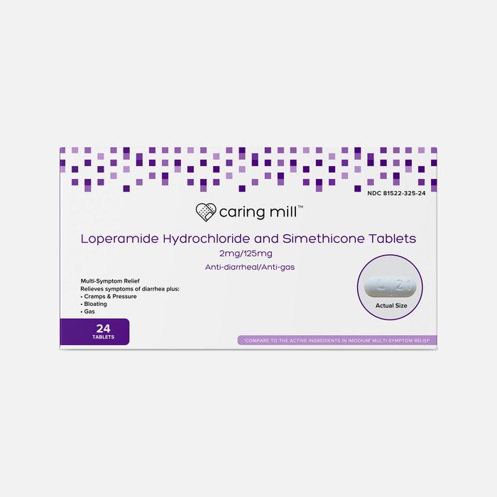 Caring Mill™ Anti-Diarrheal Loperamide Tablets, 24 ct., , large