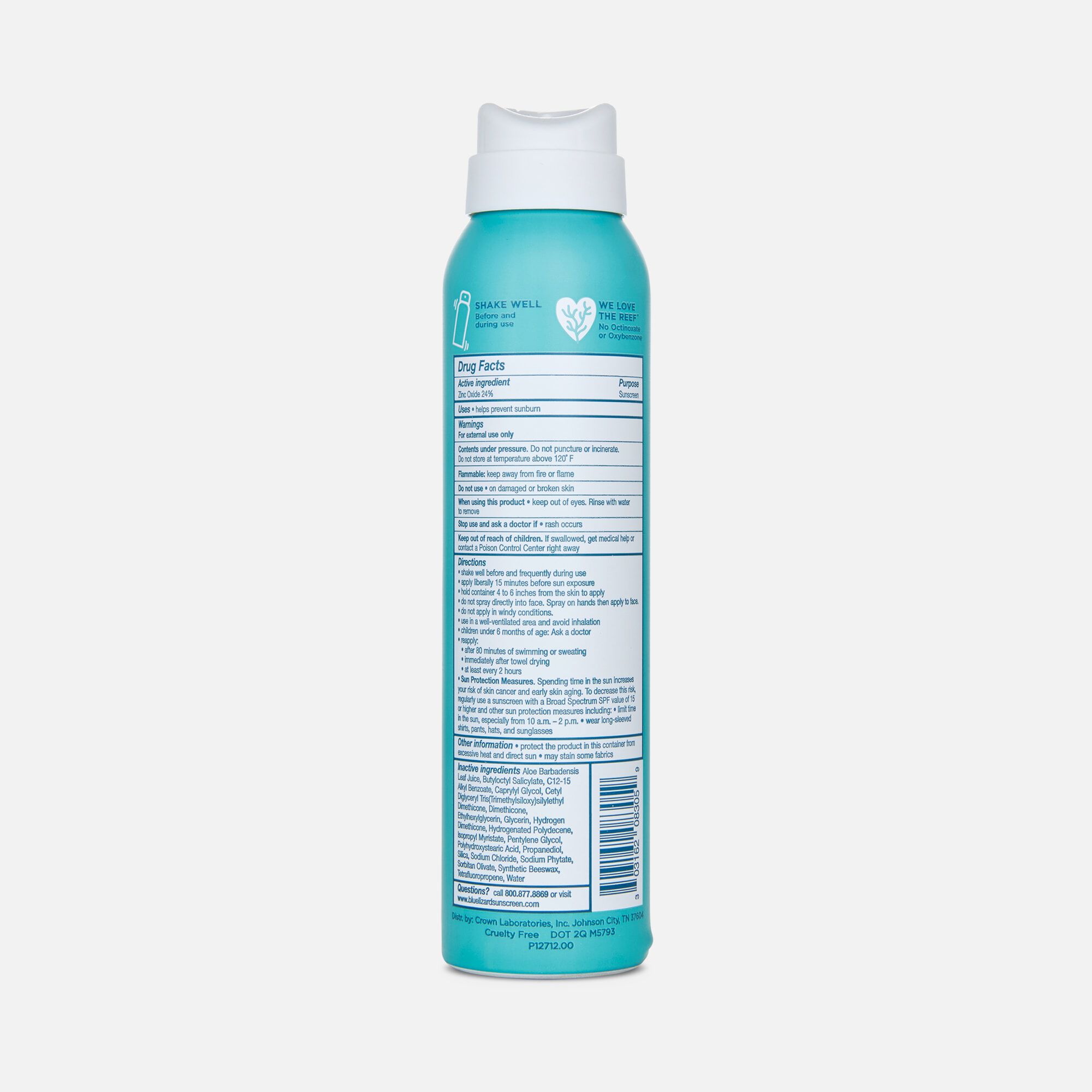 Blue Lizard  Sensitive Sunscreen SPF 50 Spray, 5 oz., , large