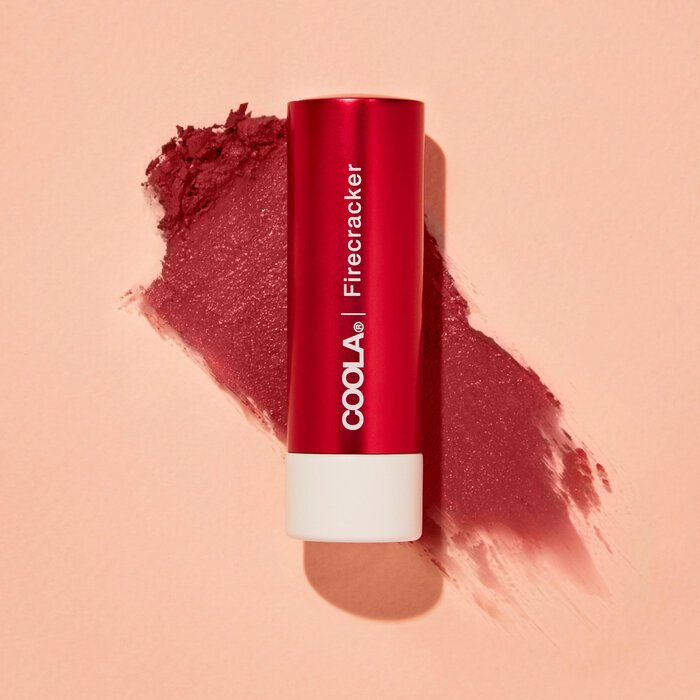 COOLA Mineral Liplux SPF 30 Lip Balm, .15 oz., Firecracker, large