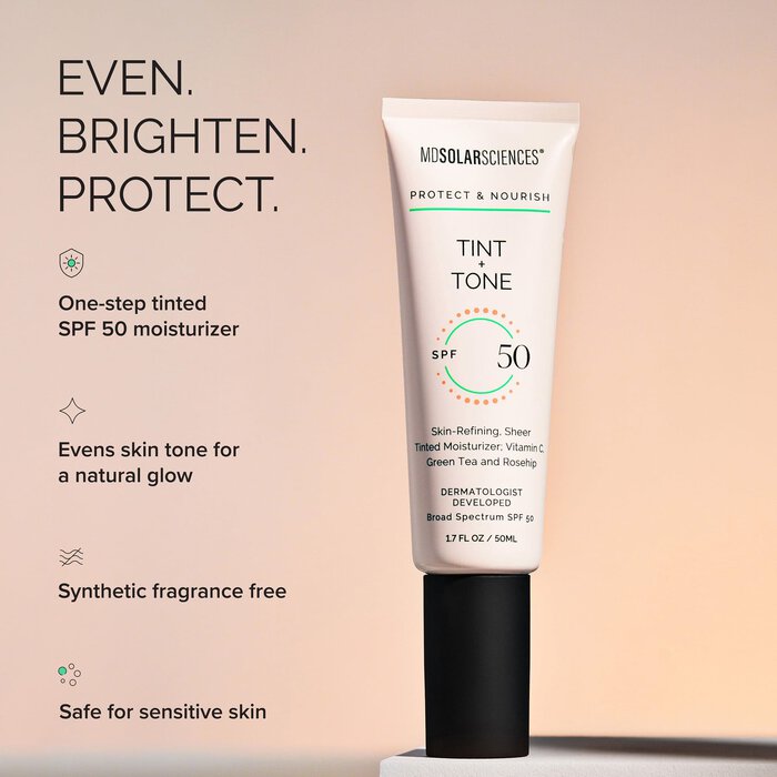 MDSolarSciences Tint + Tone, SPF 50, 1.7 oz, , large