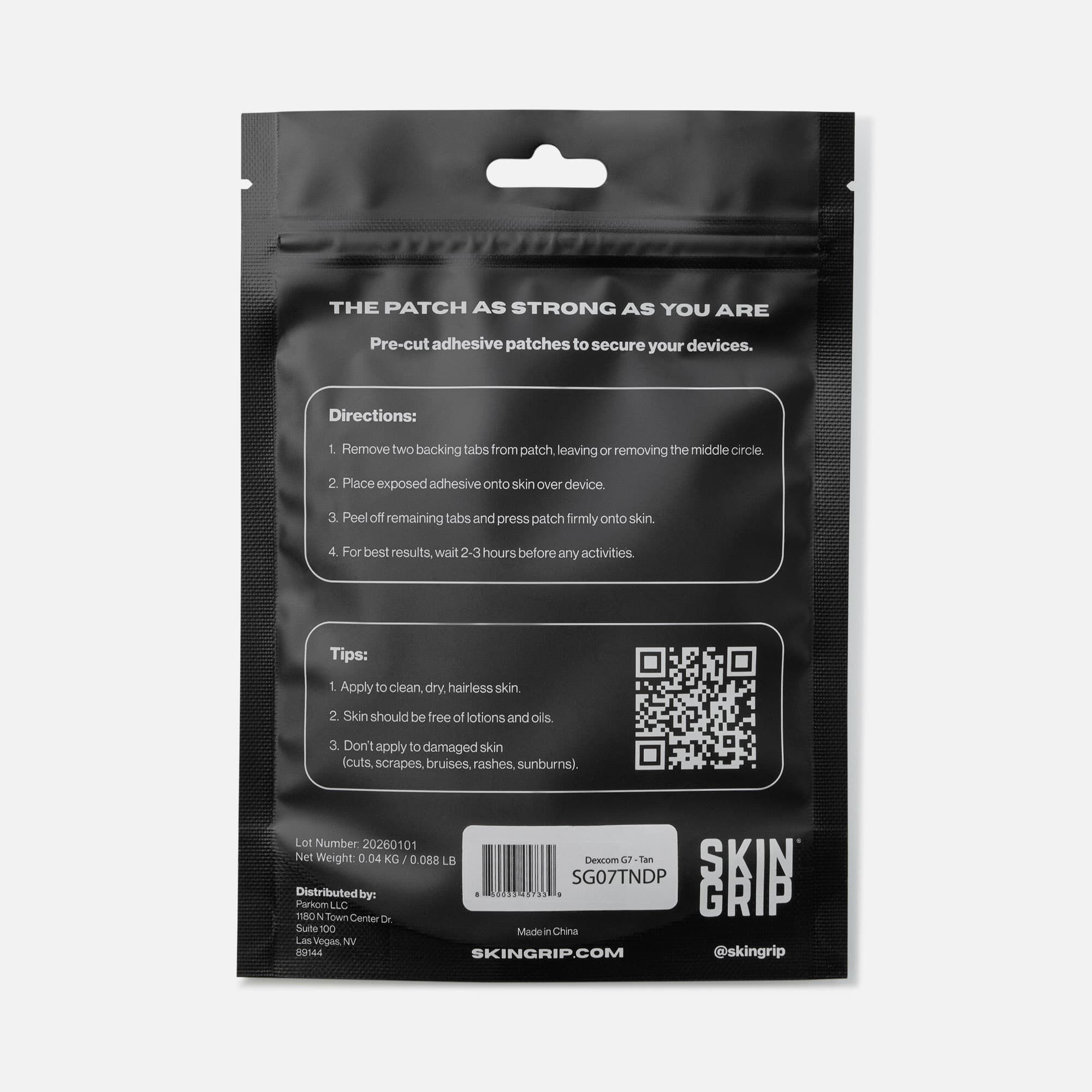 Skin Grip® Dexcom G7 & Stelo Adhesive Patches, 20 ct., Tan, large