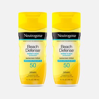 Neutrogena Beach Defense Lotion SPF 50, 6.7 oz. (2-Pack)