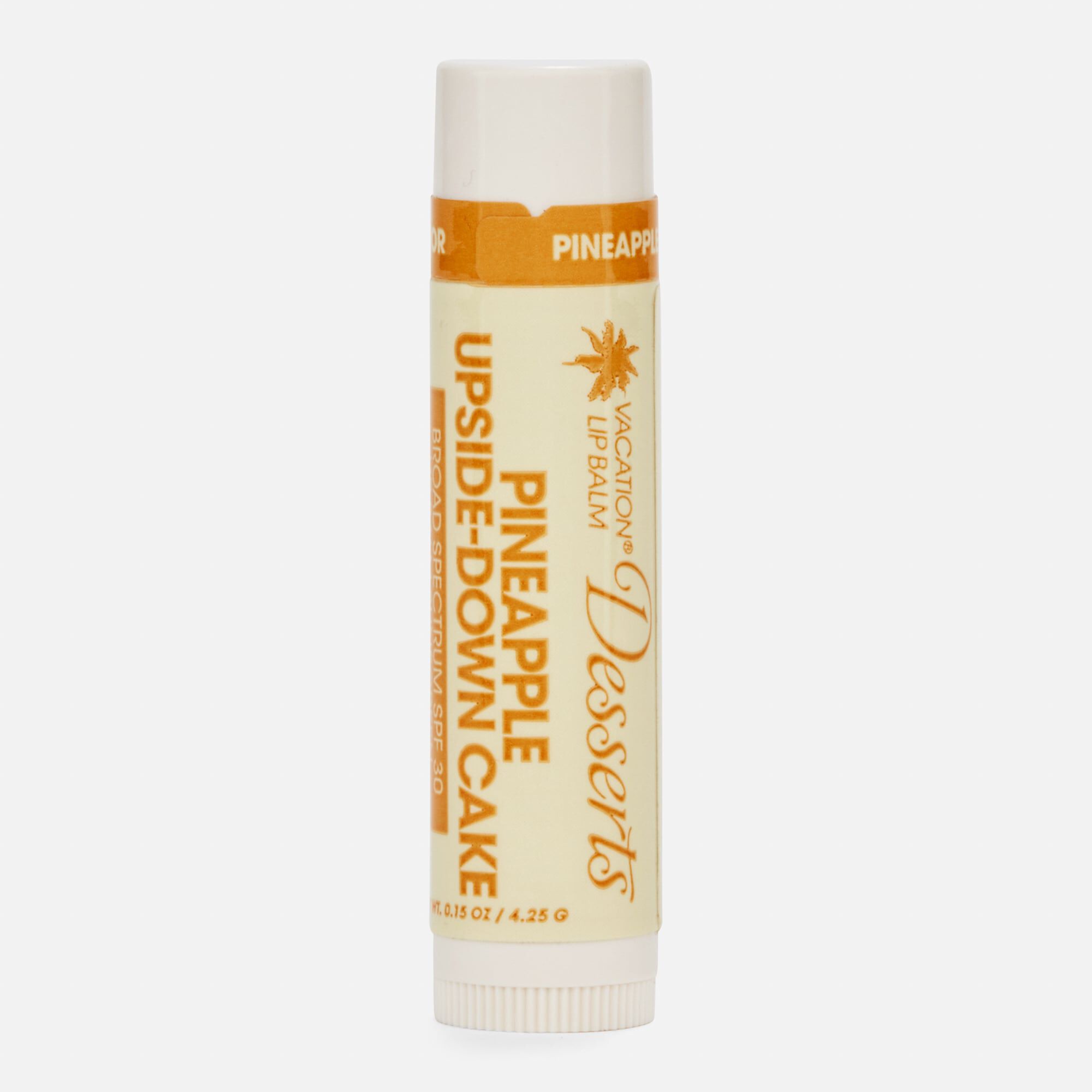 Vacation Pineapple Upside-Down Cake Lip Balm Sunscreen, SPF 30, 0.15 oz., , large
