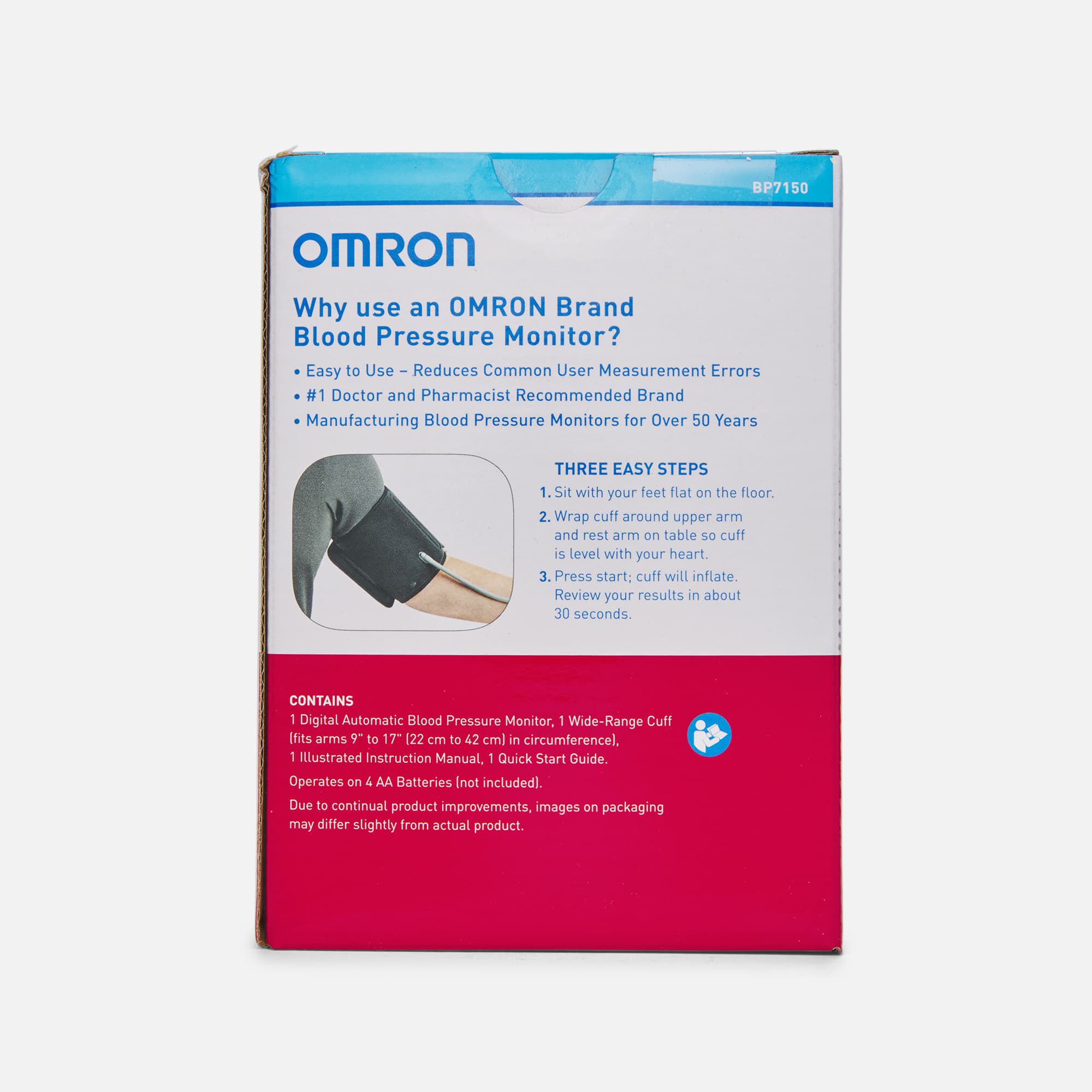 OMRON 3 Series Upper Arm Blood Pressure Monitor, Bluetooth Connected, , large