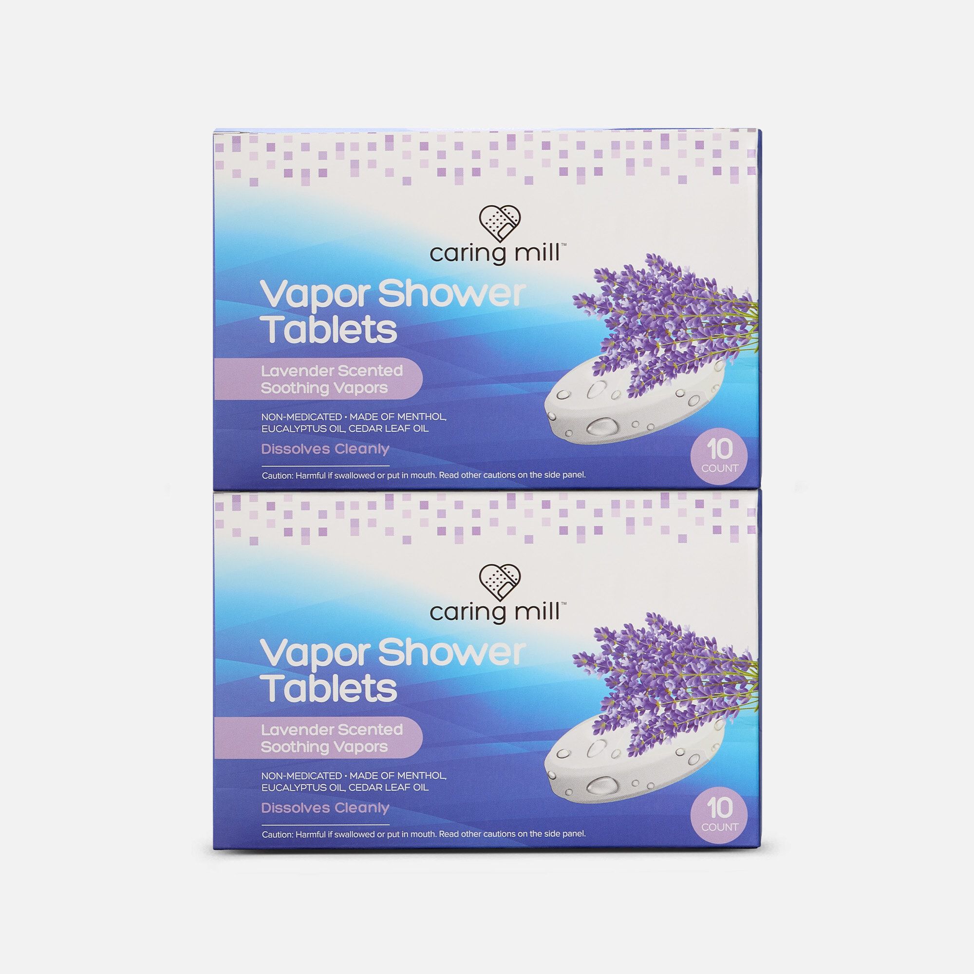 Caring Mill™ Vapor Shower Tablets Lavender, 10 ct. (2-Pack), , large