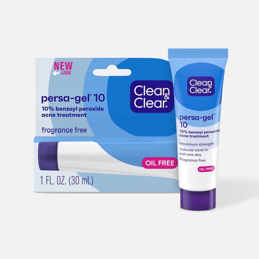 Clean & Clear Persa-Gel 10 Acne Medication With Benzoyl Peroxide, , large image number 0