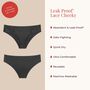 Proof® Period Underwear - Lace Cheeky (3 Tampons/6 tsps), , large image number 4