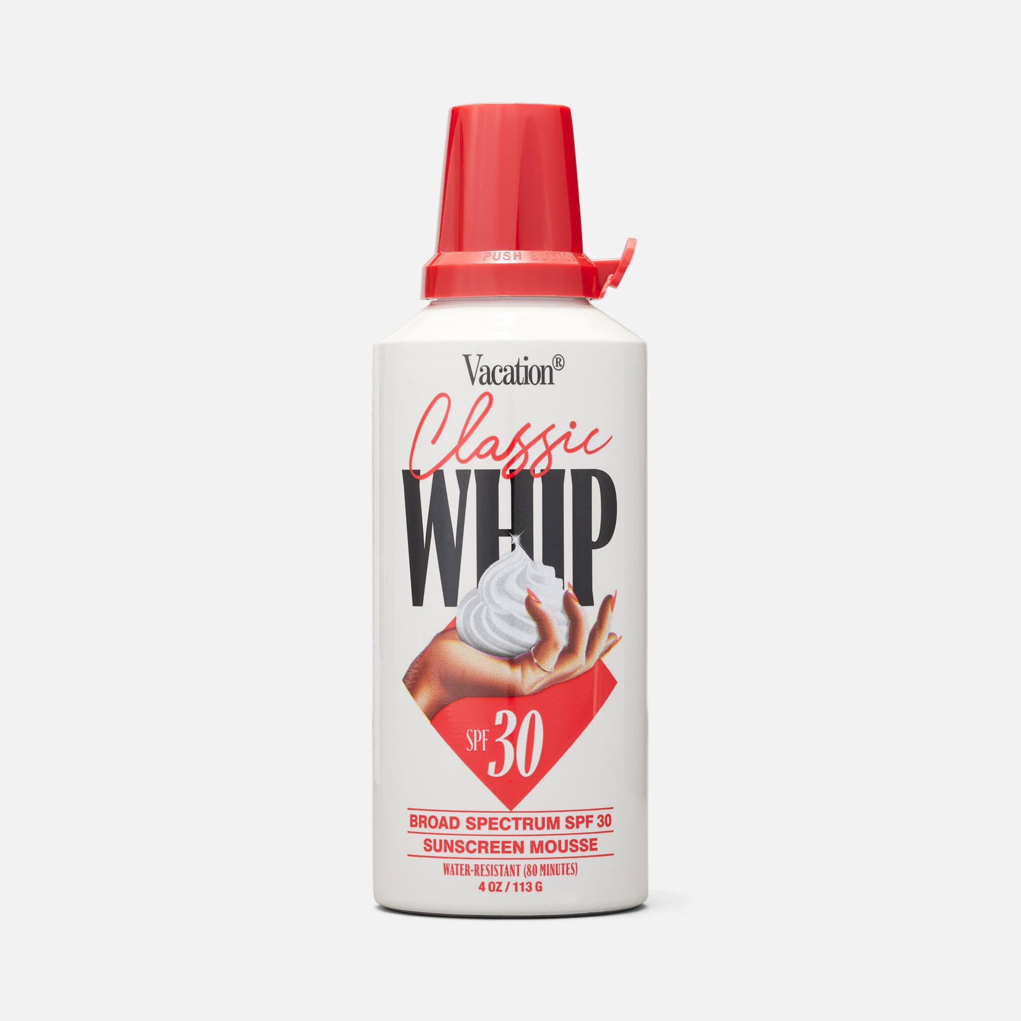 Vacation Classic Whip Sunscreen Mousse, SPF 30, 4 oz., , large