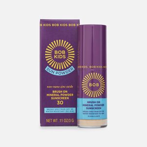 Brush On Block BOB KIDS SPF 30 Mineral Suncreen Powder, SPF 30, .11 oz.