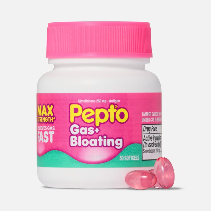 Pepto® Gas + Bloating Max Strength Softgels, 50 ct., , large