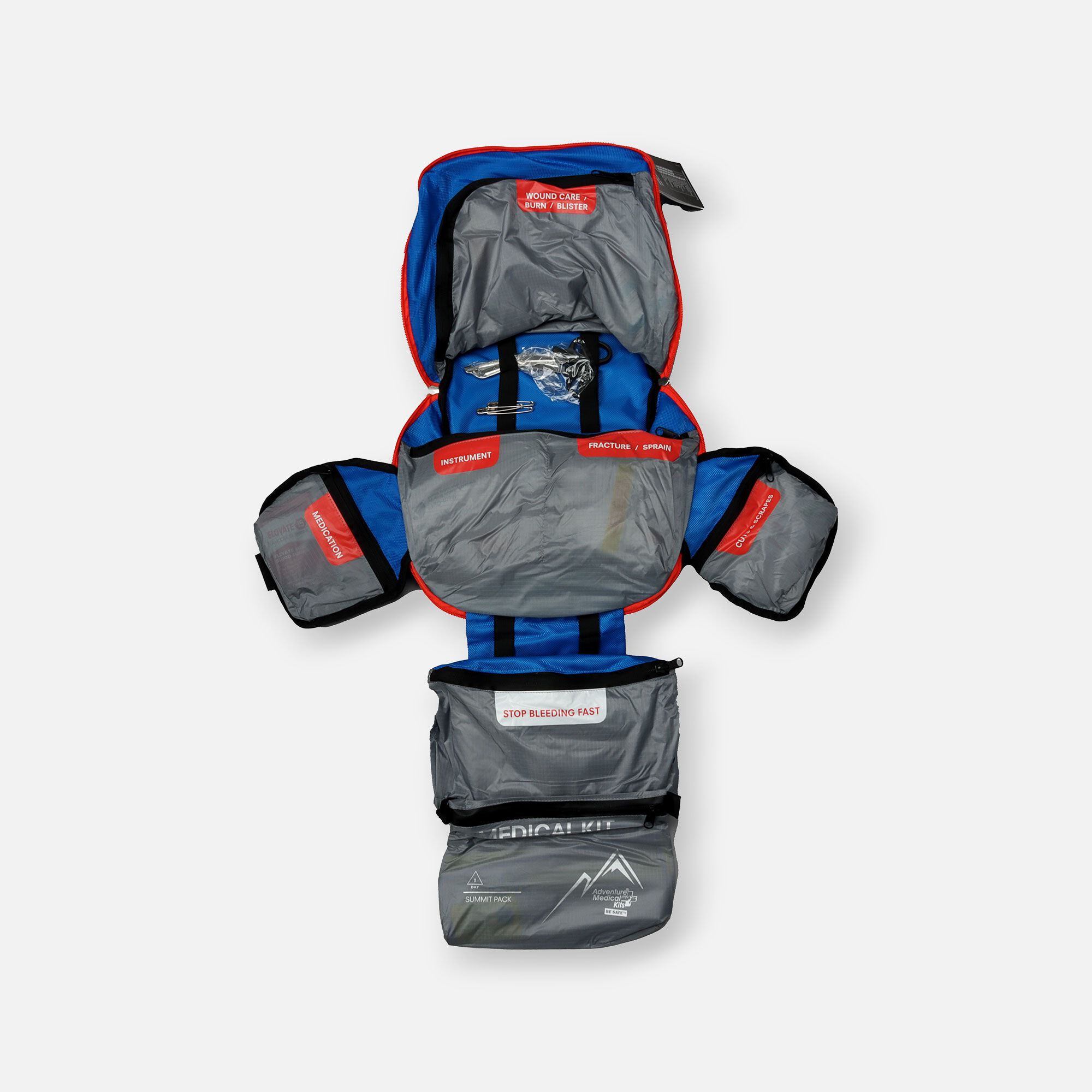 Adventure Medical Mountain Mountaineer First Aid Kit with QuikClot & Trauma Tourniquet, 217 pc., , large