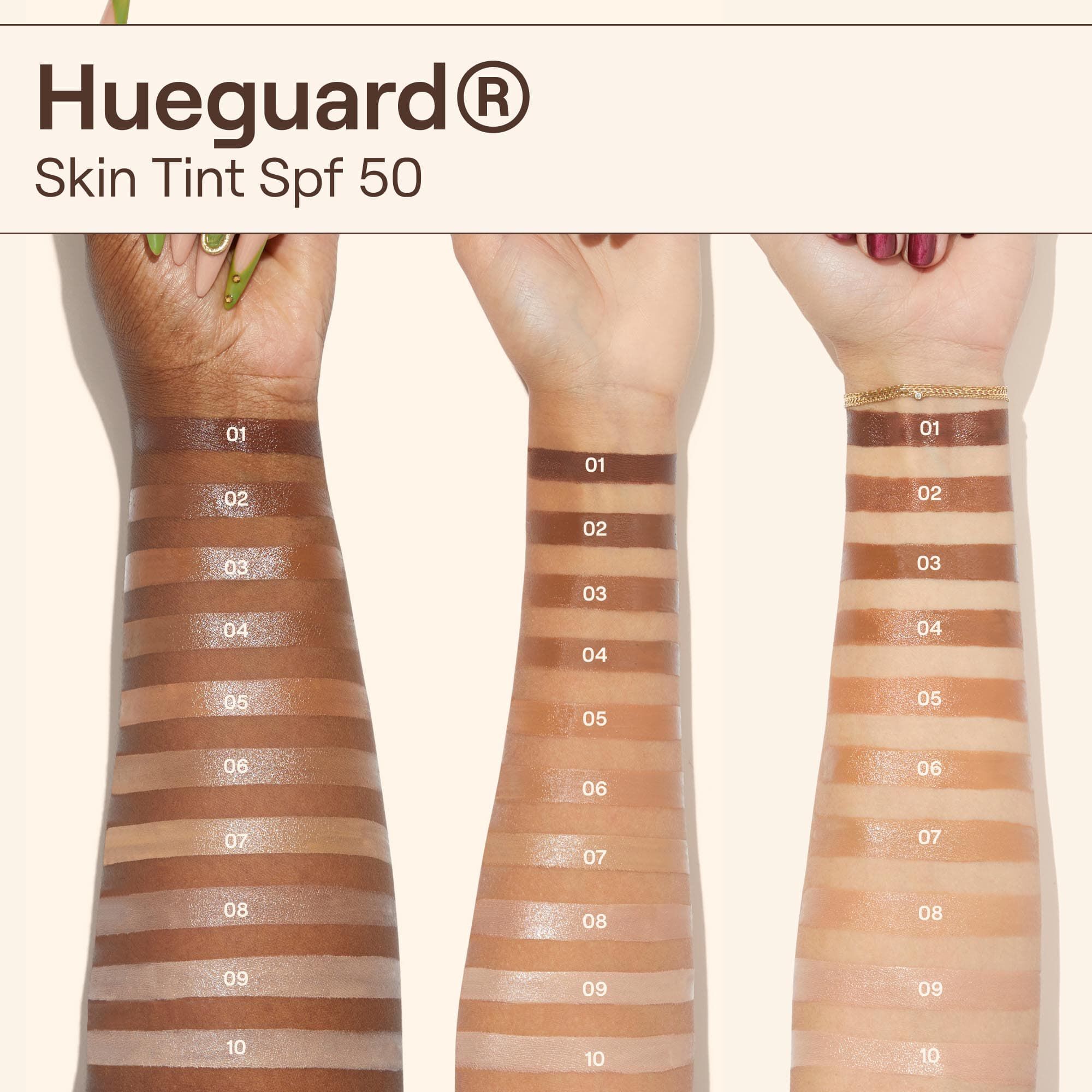 Live Tinted Hueguard Skin Tint SPF 50 Mineral Sunscreen, 1.35 oz., , large