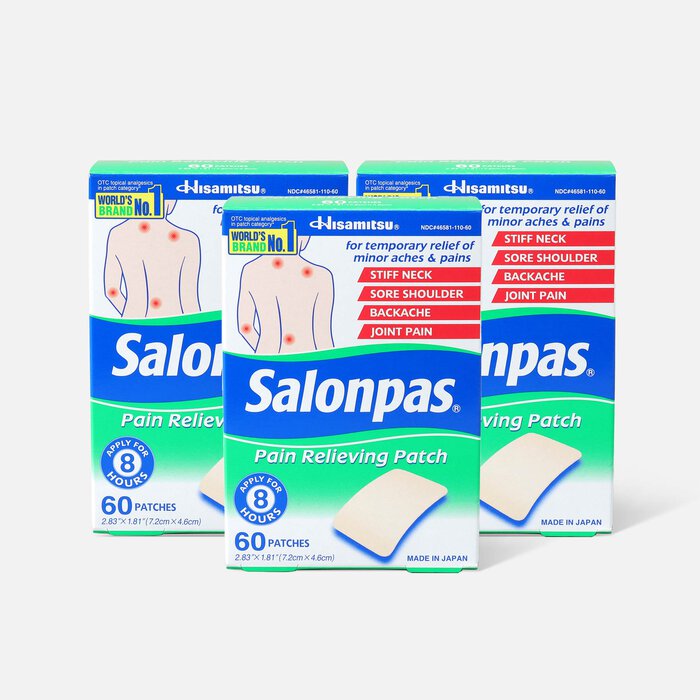 Salonpas Pain Relieving Patch, 60 ct. (3-Pack), , large