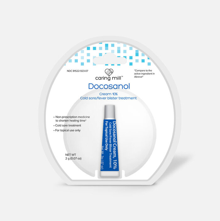 Caring Mill™ Docosanol 10% Cream Tube, Treatment for Cold Sore/Fever .07 oz. Tube, , large