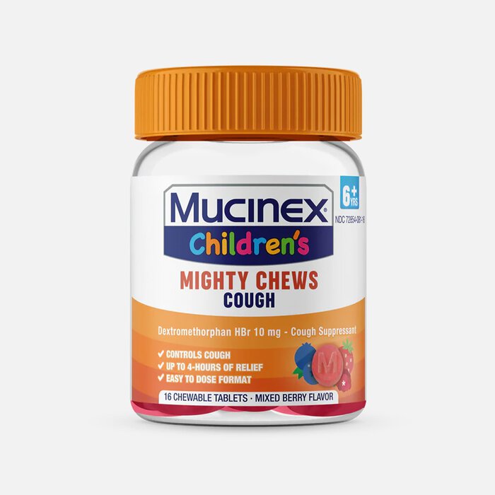 Mucinex Children's Mighty Chews, Daytime Cough, 16 ct., , large