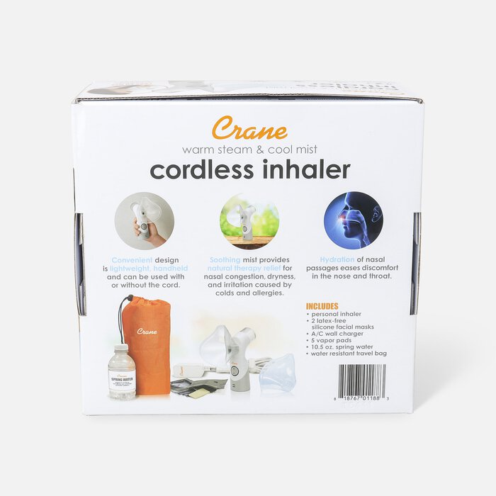 Crane Cordless Warm & Cool Mist Inhaler, , large